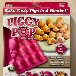 Piggy Pop Pig Mold NIB